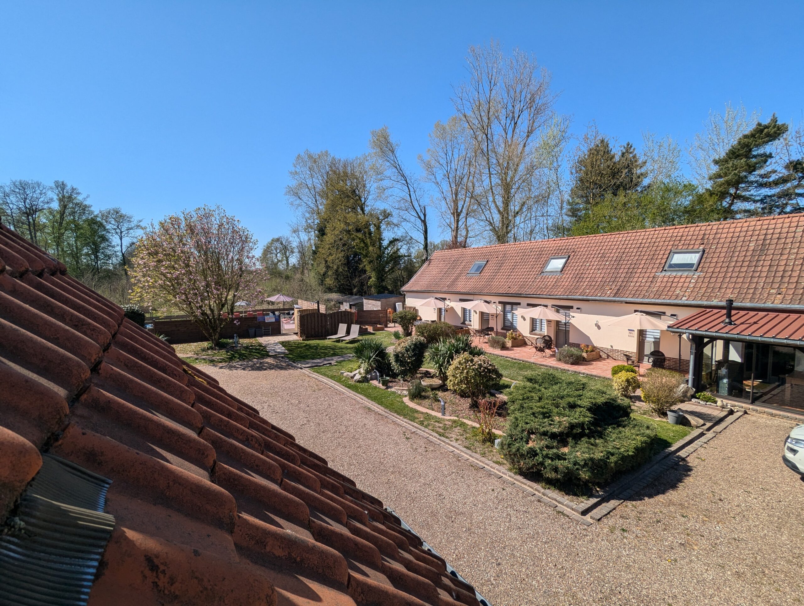 Extérieurs de la Fermette du Marais 2025