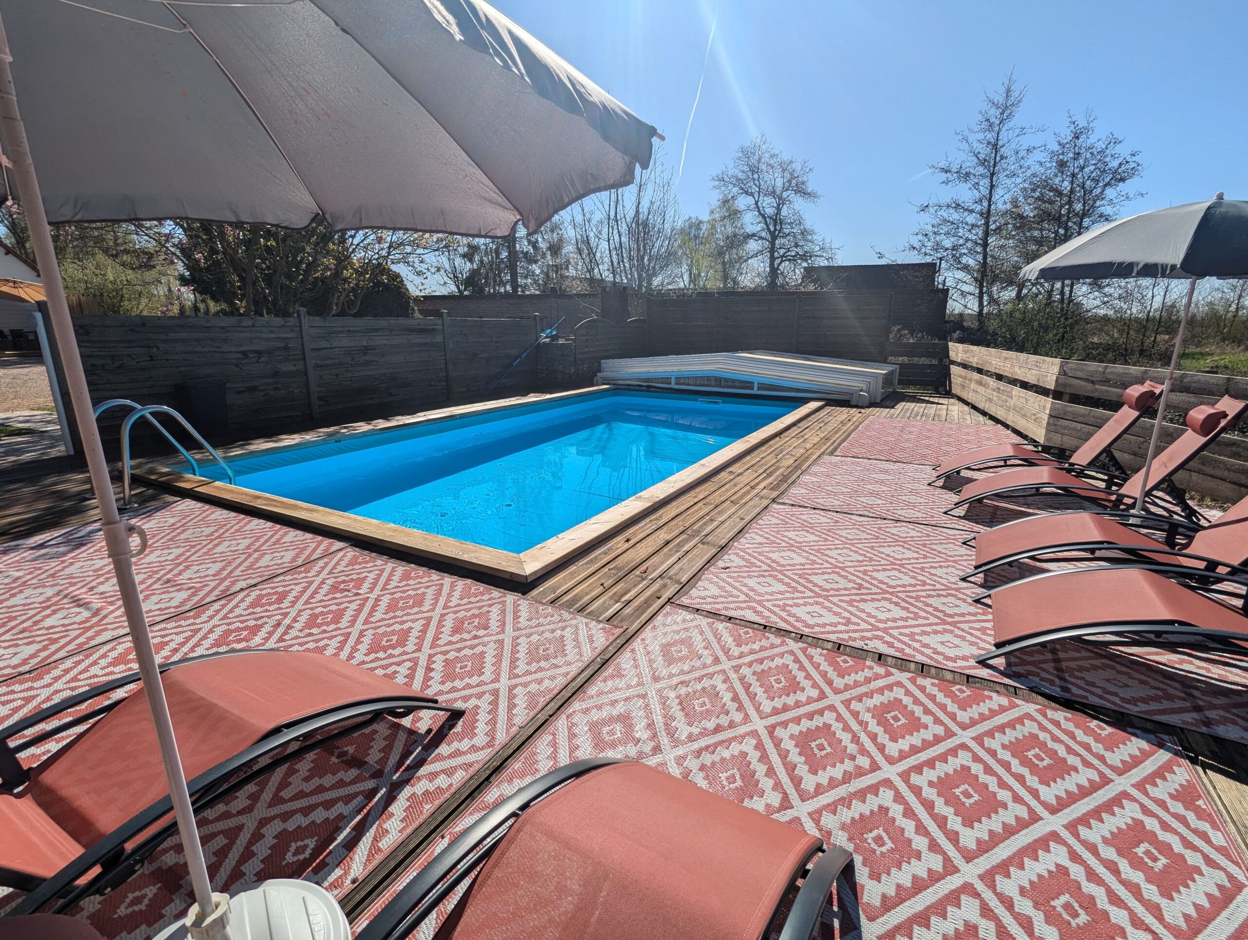 Piscine de la Fermette du Marais à Rue en Baie de Somme